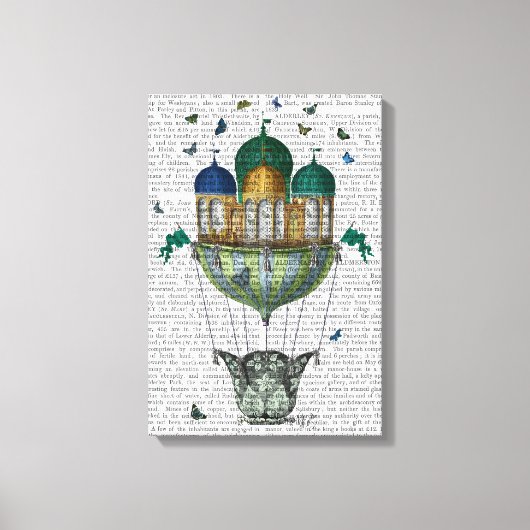 Butterfly House Canvas Afdruk (Voorkant)