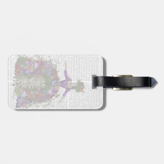 Butterfly House Queen Bagagelabel (Achterkant horizontaal)