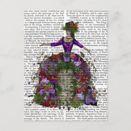 Butterfly House Queen Briefkaart (Voorkant)