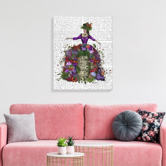 Butterfly House Queen Canvas Afdruk (Insitu (Woonkamer))