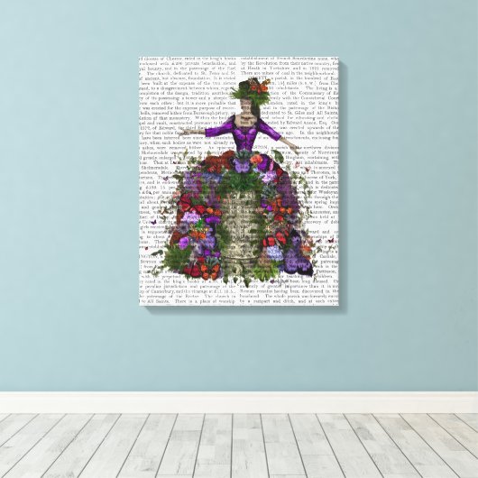 Butterfly House Queen Canvas Afdruk (Insitu (Houten vloer))