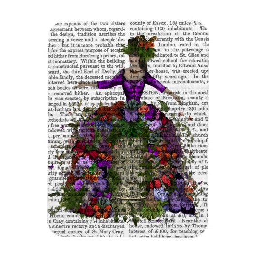 Butterfly House Queen Magneet (Verticaal)