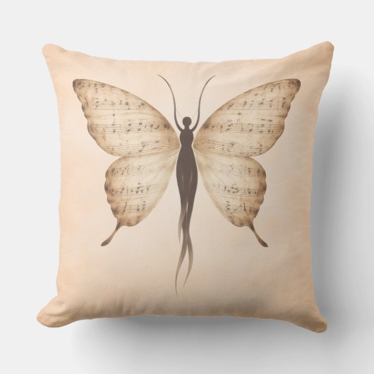 Butterfly Human Form Kussen (Voorkant)