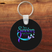 Butterfly i a Survivor Suicide Prevention Awarene Sleutelhanger (Voorkant)