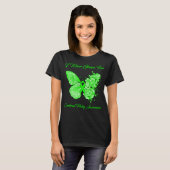 Butterfly I Draag groen voor graanpasta T-shirt (Voorkant volledig)