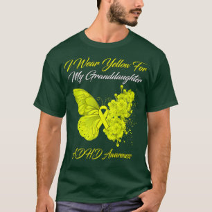 Butterfly ik Draag geel voor mijn kleindochter ADH T-shirt