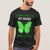 Butterfly ik Draag groen voor mijn mama Neurofibro T-shirt (Voorkant)