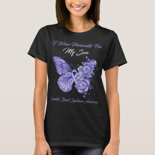 Butterfly ik Draag Periwinkle voor mijn zoon onber T-shirt