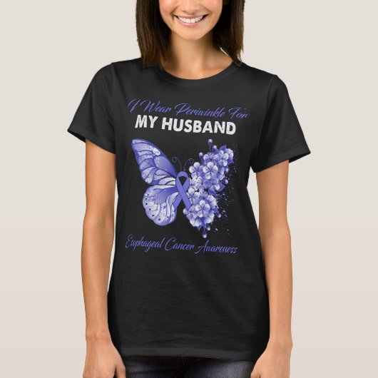 Butterfly ik Draag Periwinkle voor m'n kussen. T-shirt (Voorkant)