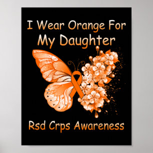 Butterfly Ik Draag Sinaasappel Voor Mijn Dochter R Poster