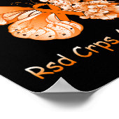 Butterfly Ik Draag Sinaasappel voor mijn vrouw RSD Poster (Hoek)