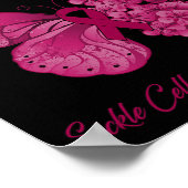 Butterfly ik heb Burgundy Draag voor mijn oom sikk Poster (Hoek)