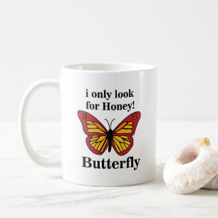 Butterfly Ik zoek alleen naar Honey Butterfly Koffiemok