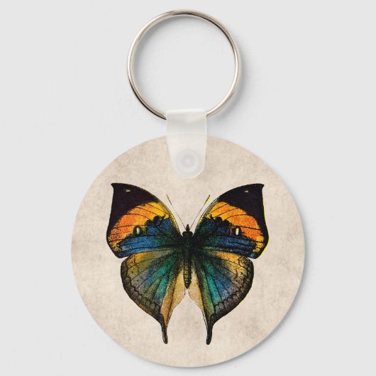  Butterfly Illustratie 1800-vlinders Sleutelhanger (Voorkant)