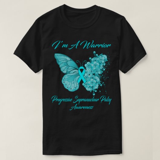 Butterfly I'm a Warrior Progressive Supranuclear P T-shirt (Design voorkant)