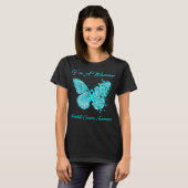 Butterfly I'm a Warrior Prostate Cancer Awareness T-shirt (Voorkant volledig)
