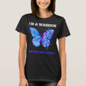 Butterfly I'm a Warrior Rheumatoid Artritis T-shirt (Voorkant)