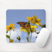 Butterfly in de lucht muismat (Met muis)