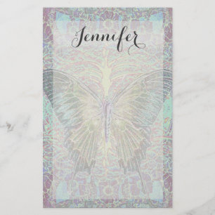 Butterfly in de tuin briefpapier