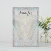 Butterfly in de tuin briefpapier (Staand voorkant)