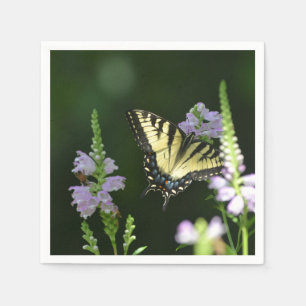 Butterfly in de tuin servetten