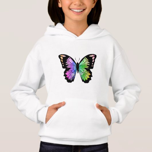 Butterfly in regenboogkleuren (Voorkant)