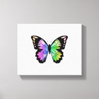 Butterfly in regenboogkleuren
