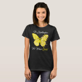 Butterfly in september Draag we goudjeugd T-shirt (Voorkant volledig)