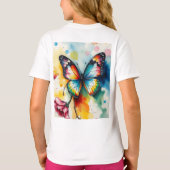 Butterfly Ink Customizable  T-shirt (Achterkant)