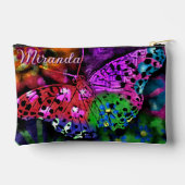 Butterfly Insect Abstracte Paarse Groen Roze Sinaa Etui (Achterkant)