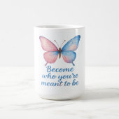 Butterfly Inspirational Candle Label  Koffiemok (Center)