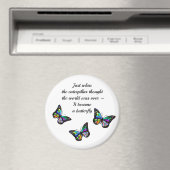 Butterfly Inspirerend Aanmoediging Citaat Magneet (Insitu (Vaatwasser))