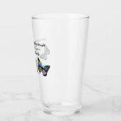 Butterfly Inspirerend Quote Glas (Links)