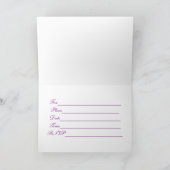 Butterfly Invitation Card (Binnen)