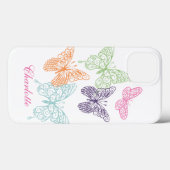  Butterfly iPhone Case (Achterkant (horizontaal))