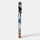 Butterfly iPhone Case Stained Glass Floral (Achterkant / Rechts)