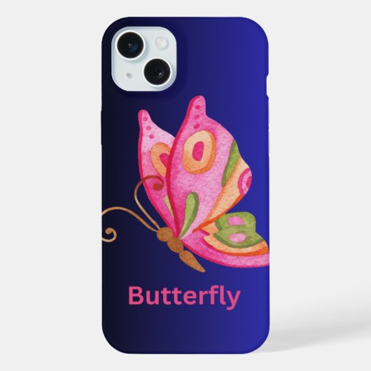 Butterfly iPhone Hoesje (Achterkant)