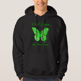 Butterfly Iu2019m A Survivor Lyme Disease Awarenes Hoodie