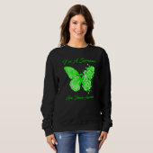Butterfly Iu2019m A Survivor Lyme Disease Awarenes Trui (Voorkant volledig)