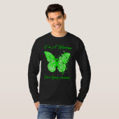 Butterfly Iu2019m A Warrior Brain Injury Awareness T-shirt (Voorkant volledig)