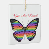 Butterfly Je bent een geliefde versiering Keramisch Ornament (Rechts)