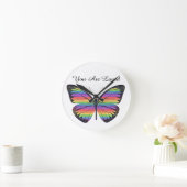 Butterfly Je bent een geliefde wandklok (Huis)