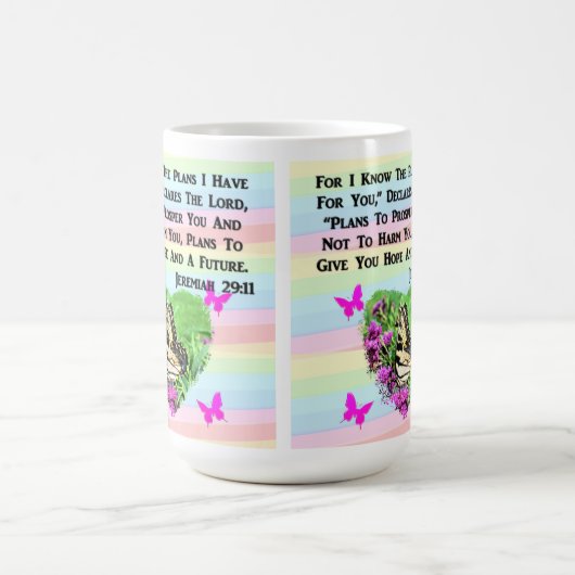  BUTTERFLY JEREMIAH 29:11 KOFFIEMOK (Center)