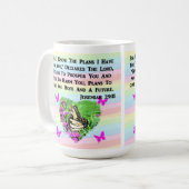  BUTTERFLY JEREMIAH 29:11 KOFFIEMOK (Voorkant links)