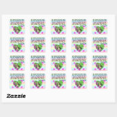 BUTTERFLY JEREMIAH 29:11 VIERKANTE STICKER (Vel)
