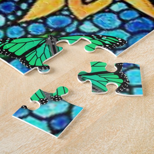 Butterfly Jigzaag Puzzle Legpuzzel (Zijkant)