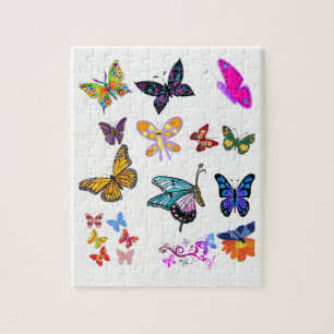 Butterfly Jigzaag Puzzle Legpuzzel