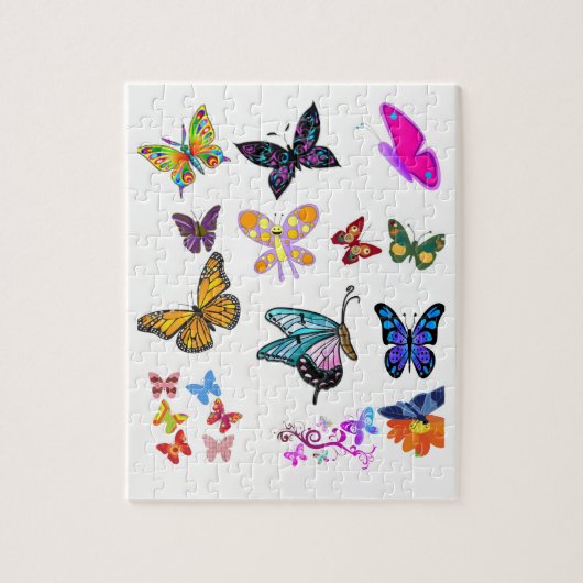 Butterfly Jigzaag Puzzle Legpuzzel (Verticaal)