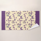 Butterfly Joy in Cream Bath Towel Badhanddoek (Badhanddoek)