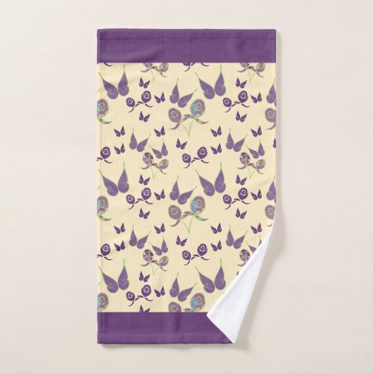 Butterfly Joy in Cream Hand Towel Handdoek (Handdoek)